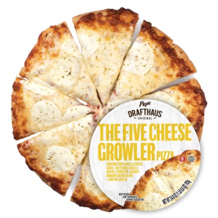 5 cheese growler pizza