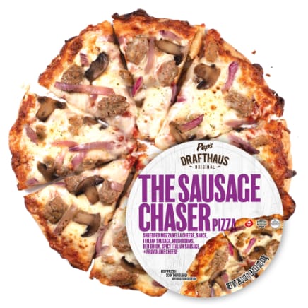 sausage chaser pizza